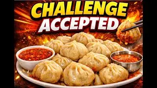 Momos Food Challenge 😂 | Rajma Chawal + Unlimited Fun ❤️