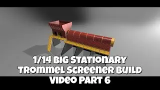 1 14 Big Stationary Trommel Screener Build Video Part 6
