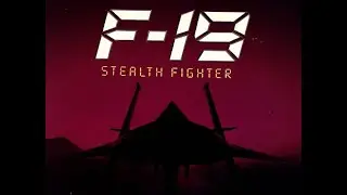 F-19 Stealth Fighter - Attacking a SAM battery [CGA / PC Speaker]