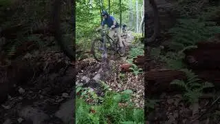 St albans town forest with Richard.#mtb #enduromtb #mountainbiking #vermont @PrivateerBikes
