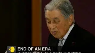 Japan Emperor Akihito announces his abdication