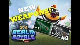NEW GUNS IN REALM ROYALE | Realm Royale Highlights #4