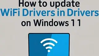 How to Update WiFi Drivers on Windows 11 | Fix Internet Connection Issues