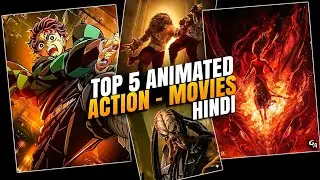 Top 5 Animated Action Movies | Masterpiece 3D Films in Hindi