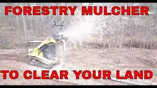 HOW MUCH DOES IT COST TO HIRE A FORESTRY MULCHER FOR CLEARING LAND..WITH GREAT FOOTAGE!