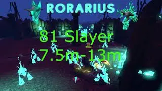 Runescape 3 Money Making: Killing Rorarius for 7.5m-13m/hour