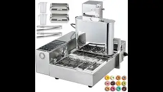 VBENLEM 110V Commercial Automatic Donut Making Machine, 4 Rows Auto Doughnut Maker,