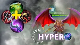 NEW BUILD SESON 22 | ALPHA HYPER IS REAL PAKAI ITEM RAHASIA INI MUSUH 10 MENIT SURENDER! -MLBB