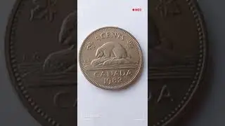 Rare Canadian coins 5 cents ( 1982 ,, 1984 )