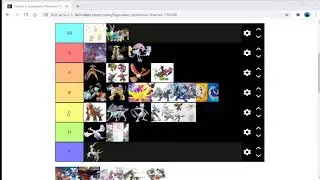 Creating a Pokemon Legendary Theme Tier List LIVE