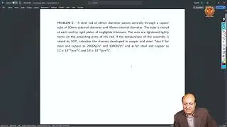 1.6.1 Thermal Stress in Composite Bars Part 1 | Unit-1 | ME304 & CE305 | Strength of Materials |