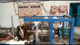 Die face cutter Extruder