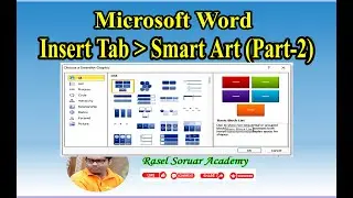 Ms Word - Insert Tab- Smart Art (Part-2)