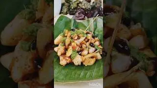 चटपटी सिघाङे का सुपर टेस्टी चाट Water Chestnut /Singhara/Panifal Chaat #shortvideo #chaat #food