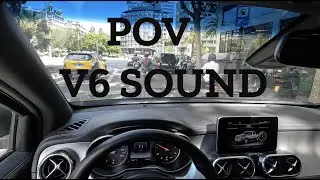 Mercedes-Benz X350d V6 4MATIC POV || Driving through the city