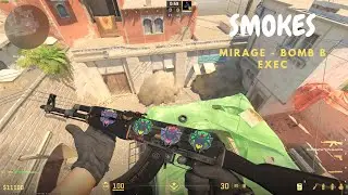 Perfect Smoke Combo for Bombsite B Execution on Mirage &ndash; Gain Control and Secure the Win!