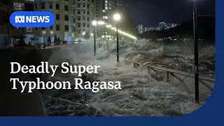 Super Typhoon Ragasa kills at least two, bursts lake in Taiwan | ABC NEWS