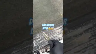 Nasty gunk in truck! 😰😱 #asmr #oddlysatisfying #cardetailling #autodetailing #detailing #cleaning