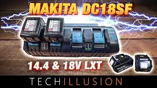 🔥DAS 4-FACH LXT LADEGERÄT DC18SF von MAKITA im Test! 😱 - Makita DC18SF - Review & Test