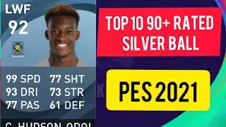 top 10 silver ball players in pes 2021|pes mobile 2021|grok gaming