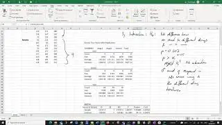 2 factor ANOVA with replication in Excel