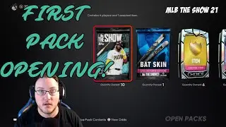 First MLB 21 Pack Opening! Digital Deluxe Preorder Opening!