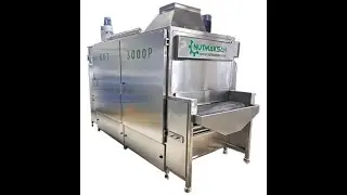 Pistachio Roasting Machine | Industrial Automatic Continuous Nut Roaster | Nut 2500P
