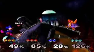 Super Smash Bros Melee (GCN) Melee VS Stock Team Match #51