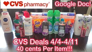 CVS 4/4-4/11|| ESSENTIAL ITEMS|| 40 CENTS PER ITEM 🔥