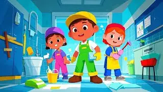 Safe Cleaning Helpers Song | Kids Home Safety Song | Children's Music