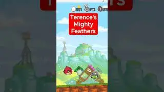 Terence's Mighty Feathers - Red's Mighty Feathers Egg Defender Custom Level #angrybirds #badpiggies