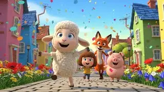 Minecraft Tiny Sheep Hid Behind the Tree | Nursery Rhymes for Kids & Baby Songs