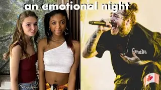 POST MALONE CONCERT grwm+vlog