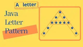 Star pattern program in java to make the letter 'A'
