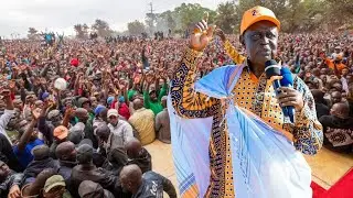 LIVE: ODM Linda Ground County Tours in Malaba, Kakamega County.
