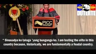 Duterte Full Speech at Lyceum of the Philippines University Manila 64th Commencement Exercises