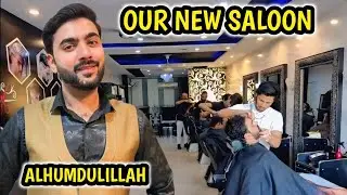 Our New Saloon | Under Renovation | Haris Partner Vlog |