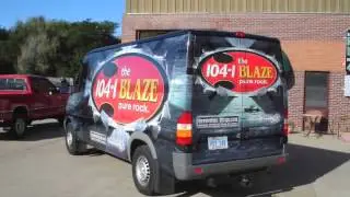 104.1 The Blaze, Radio Station Vehicle Wrap