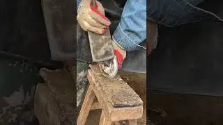 Repair Black Heart Donkey Hoof In 43 Seconds! A Real Show Of Technology! #Shorts