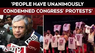 Congress Protest Summit | Ashwini Vaishnaw: 'People Have Unanimously Condemned Congress' Protests'