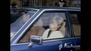 Lady Diana Spencer leaves Clarence House, the day after her engagement announcement