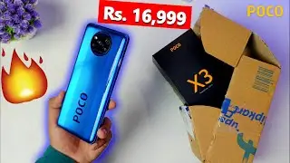 Poco X3 Flipkart Retail Unit UNBOXING High Quality Camera Sample, Game Test, Ads Blocker Security