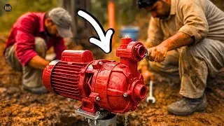 How an Electric Water Pump Is Installed | Amazing Borewell Installation Process