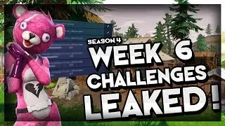 ✅ALL WEEK 6 SEASON 4 Challenges! LEAKED