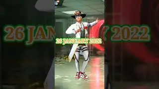 Happy Republic Day Starts | 26 January  free Fire Status Video | #shorts