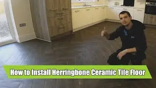 How to Install Herringbone Ceramic Tile Floor