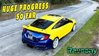 Wrapping My Honda Civic SI | Part #4