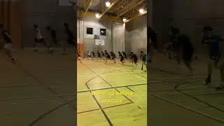 Filipino-Canadian teAm warm up before practice #basketball  #teenagerbasketball