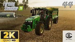 Rolling/Wheat harvest/Straw baling/Spreading Manure!l Timelapse l FS25 New Frontier #ep44
