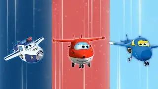 Super Wings Heroes Special United - Суперкоманда Пол, Джетт и Джером бегают, летают и собирают зв...